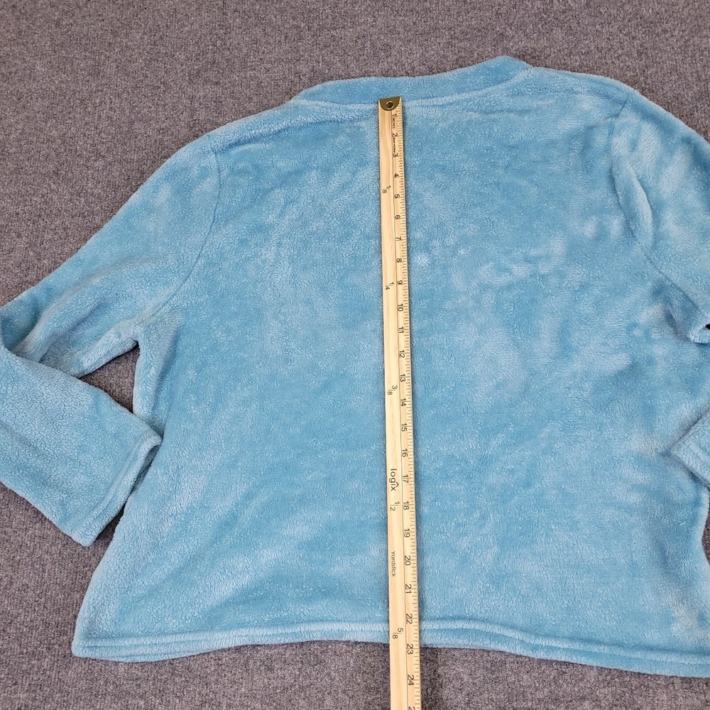 Disney 100 Stitch Plush Fleece Sleepwear Lounge Top Womens 2X Blue - Picture 6 of 8